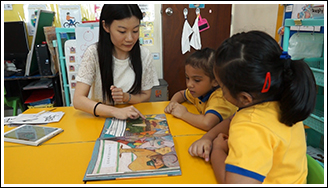 少 數 族 裔 幼 稚 園 生 學 習 中 文 支 援